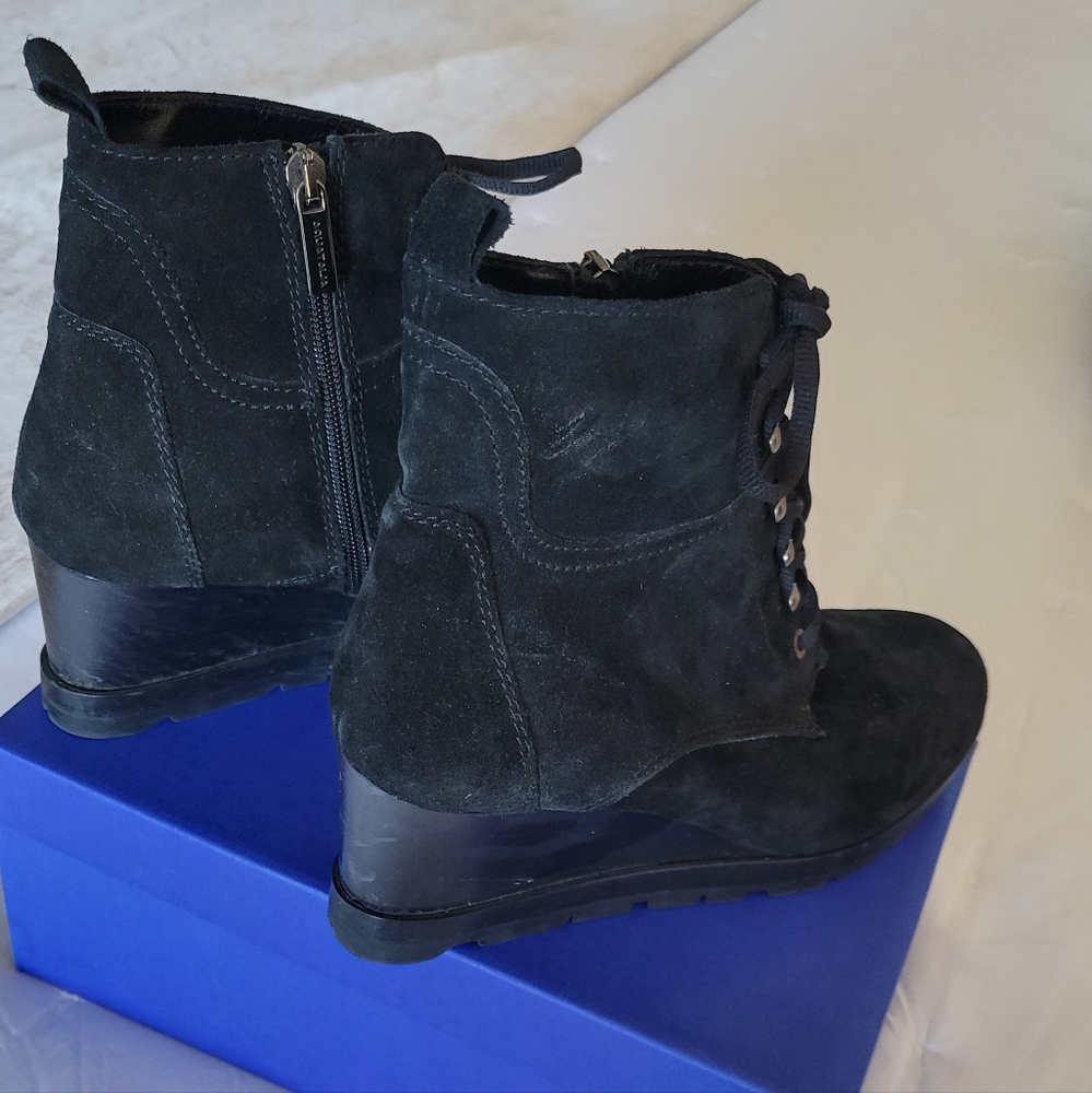 Aquatalia black suede booties - Picture 6 of 8